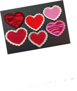 Valentine's Day Heart Washcloths
