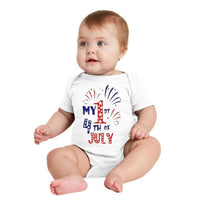 Baby First 4th of July Onsie; Baby First Holiday Onsie