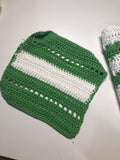 Baby Toddler Hand Crocheted Washcloths; Hand Crocheted Dishcloths for baby