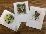 Handpainted Watercolor Floral Notecards