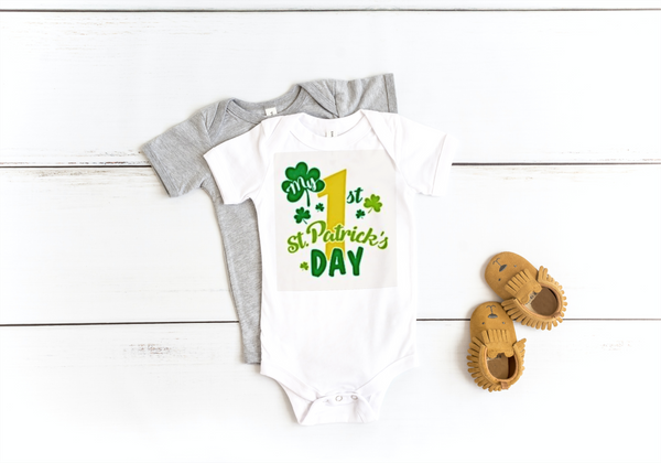 First St. Patrick's Day Onsie