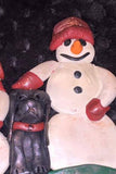 Family Christmas Snowman Ornament; Handmade Snowman Family Christmas Ornament