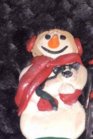 Family Christmas Snowman Ornament; Handmade Snowman Family Christmas Ornament