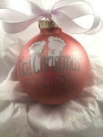 Baby First Christmas Ornament; First Christmas Keepsake Ornament; 1st Christmas Personalized Ornament